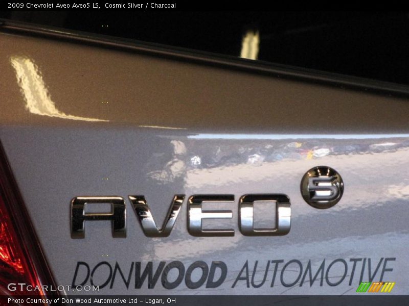 Cosmic Silver / Charcoal 2009 Chevrolet Aveo Aveo5 LS