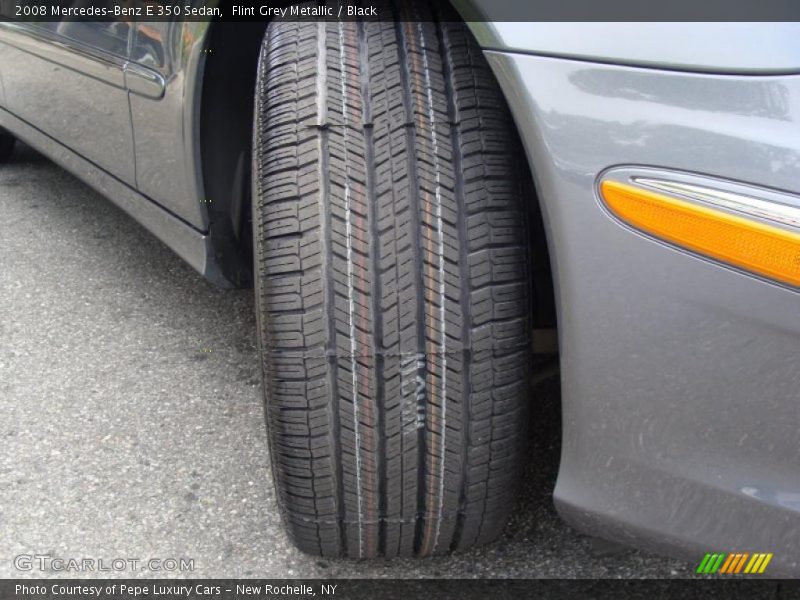 Flint Grey Metallic / Black 2008 Mercedes-Benz E 350 Sedan