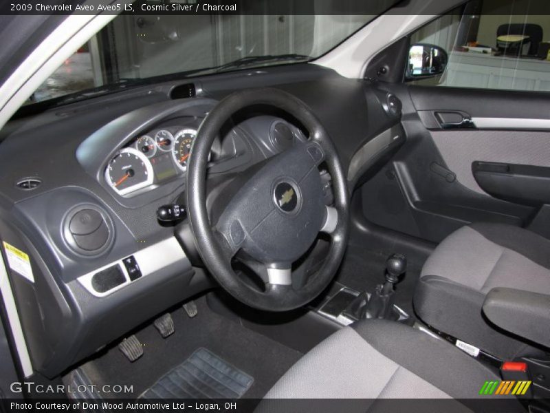 Cosmic Silver / Charcoal 2009 Chevrolet Aveo Aveo5 LS