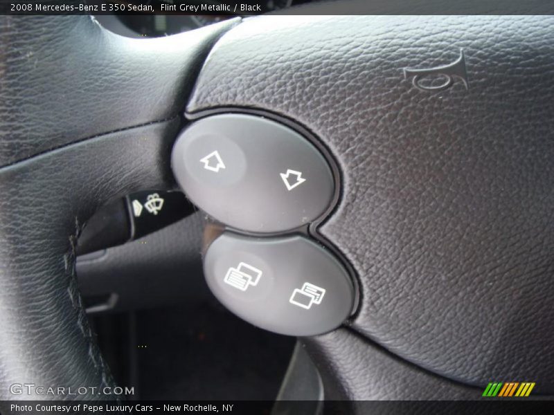 Flint Grey Metallic / Black 2008 Mercedes-Benz E 350 Sedan