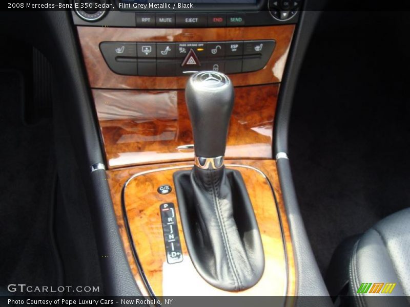 Flint Grey Metallic / Black 2008 Mercedes-Benz E 350 Sedan