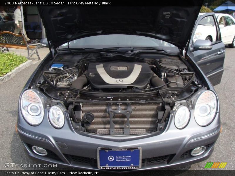 Flint Grey Metallic / Black 2008 Mercedes-Benz E 350 Sedan