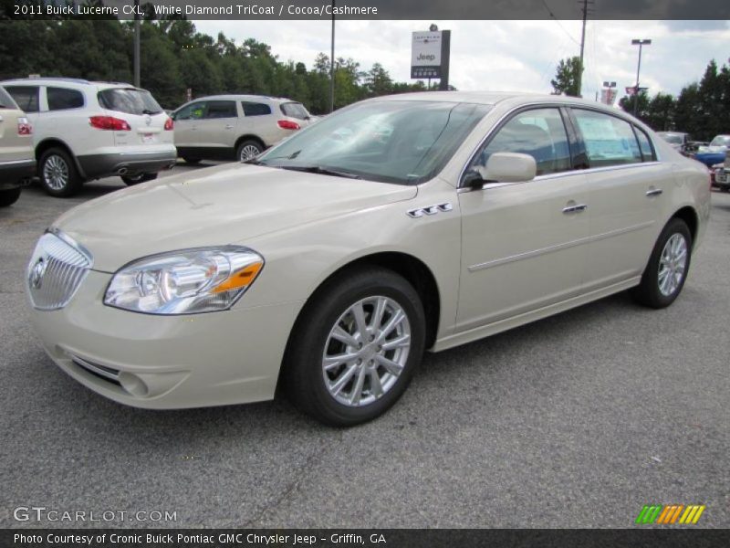 White Diamond TriCoat / Cocoa/Cashmere 2011 Buick Lucerne CXL