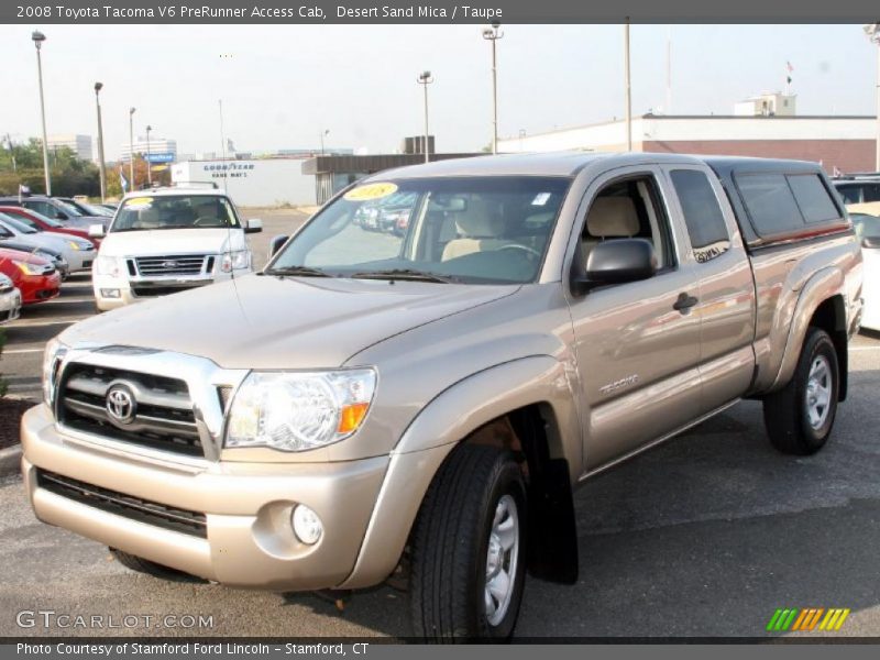 Desert Sand Mica / Taupe 2008 Toyota Tacoma V6 PreRunner Access Cab