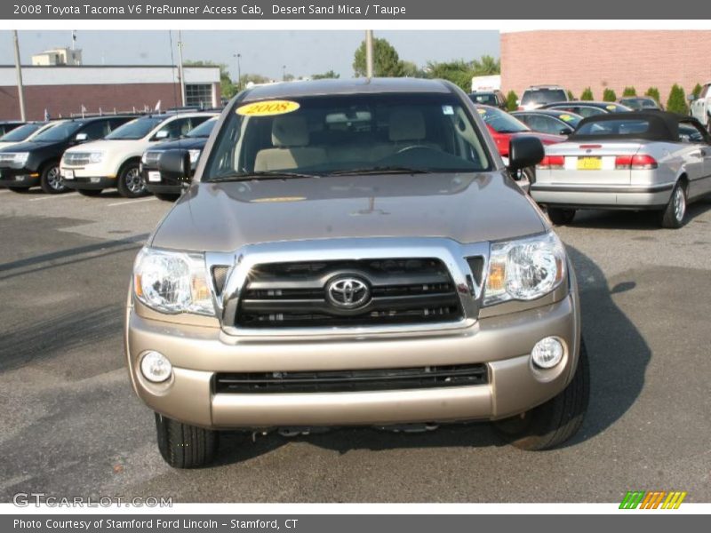 Desert Sand Mica / Taupe 2008 Toyota Tacoma V6 PreRunner Access Cab