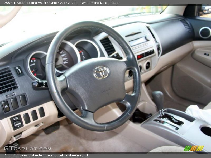 Desert Sand Mica / Taupe 2008 Toyota Tacoma V6 PreRunner Access Cab