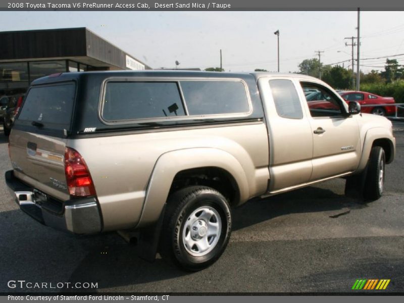 Desert Sand Mica / Taupe 2008 Toyota Tacoma V6 PreRunner Access Cab