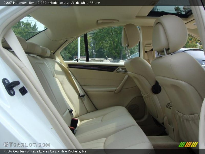 Arctic White / Stone 2007 Mercedes-Benz C 280 4Matic Luxury