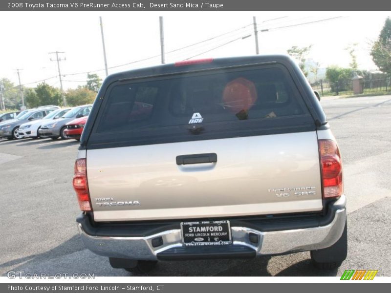 Desert Sand Mica / Taupe 2008 Toyota Tacoma V6 PreRunner Access Cab