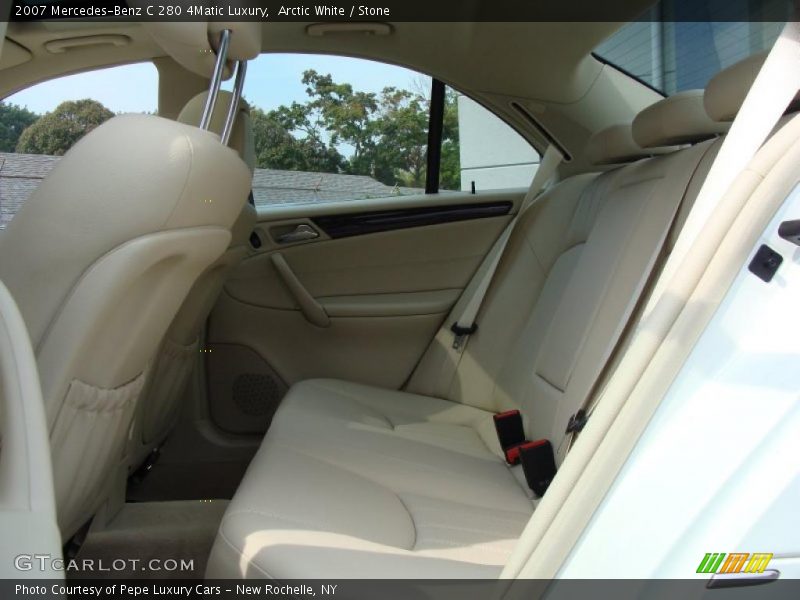 Arctic White / Stone 2007 Mercedes-Benz C 280 4Matic Luxury