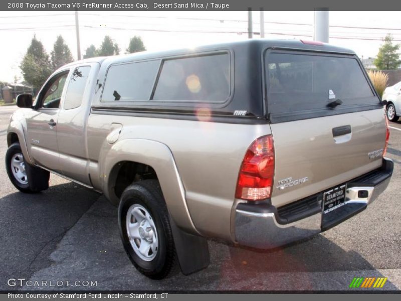 Desert Sand Mica / Taupe 2008 Toyota Tacoma V6 PreRunner Access Cab