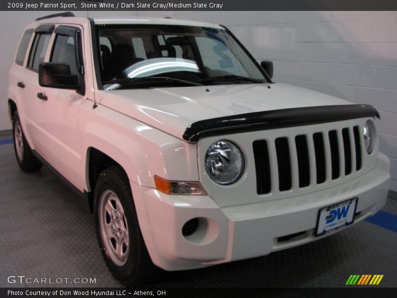 Stone White / Dark Slate Gray/Medium Slate Gray 2009 Jeep Patriot Sport