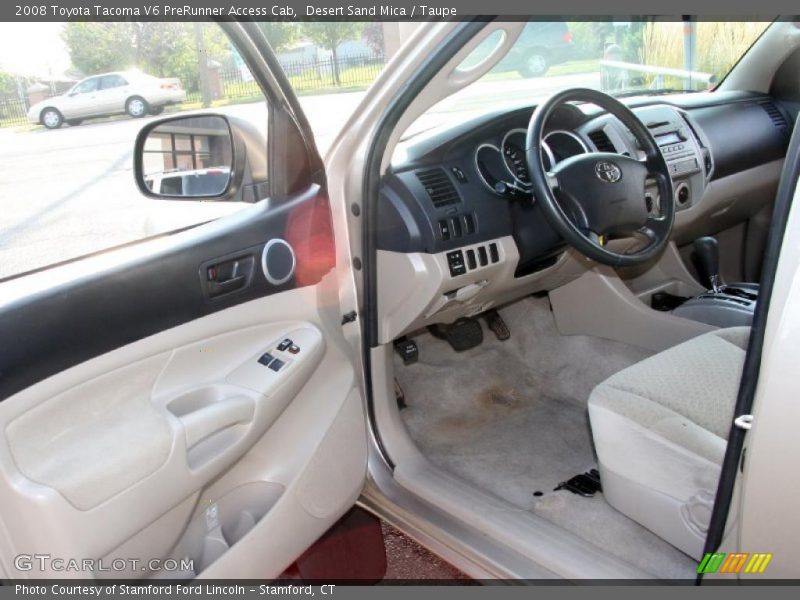 Desert Sand Mica / Taupe 2008 Toyota Tacoma V6 PreRunner Access Cab