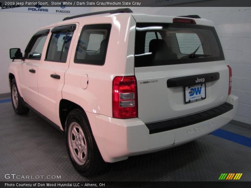 Stone White / Dark Slate Gray/Medium Slate Gray 2009 Jeep Patriot Sport