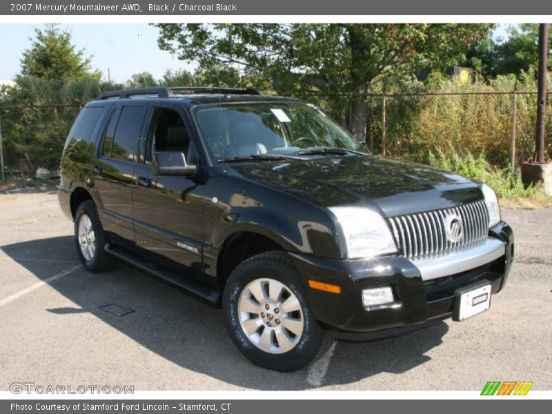 Black / Charcoal Black 2007 Mercury Mountaineer AWD
