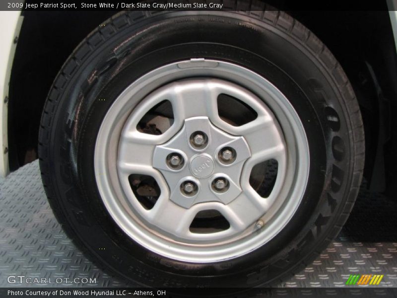 Stone White / Dark Slate Gray/Medium Slate Gray 2009 Jeep Patriot Sport