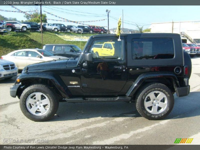 Black / Dark Slate Gray/Medium Slate Gray 2010 Jeep Wrangler Sahara 4x4