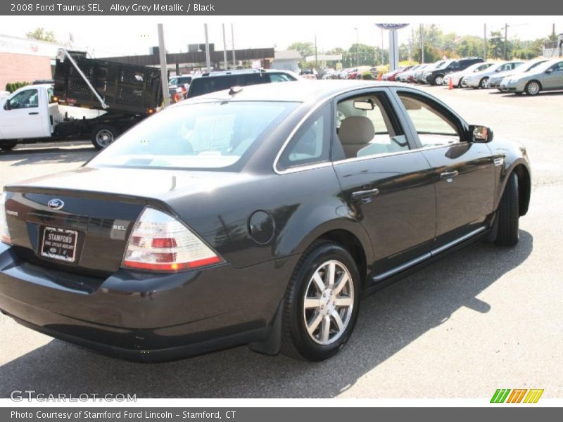Alloy Grey Metallic / Black 2008 Ford Taurus SEL