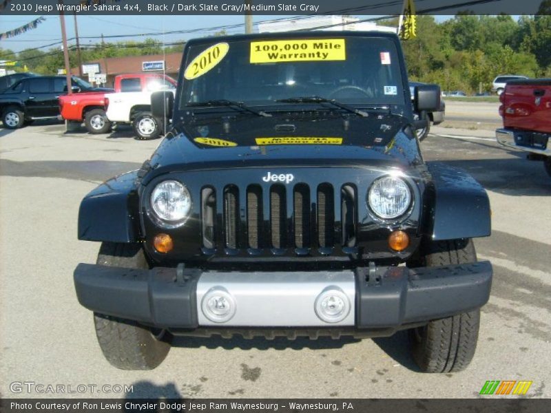 Black / Dark Slate Gray/Medium Slate Gray 2010 Jeep Wrangler Sahara 4x4