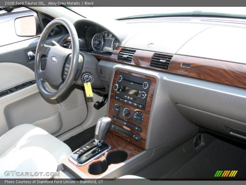 Alloy Grey Metallic / Black 2008 Ford Taurus SEL