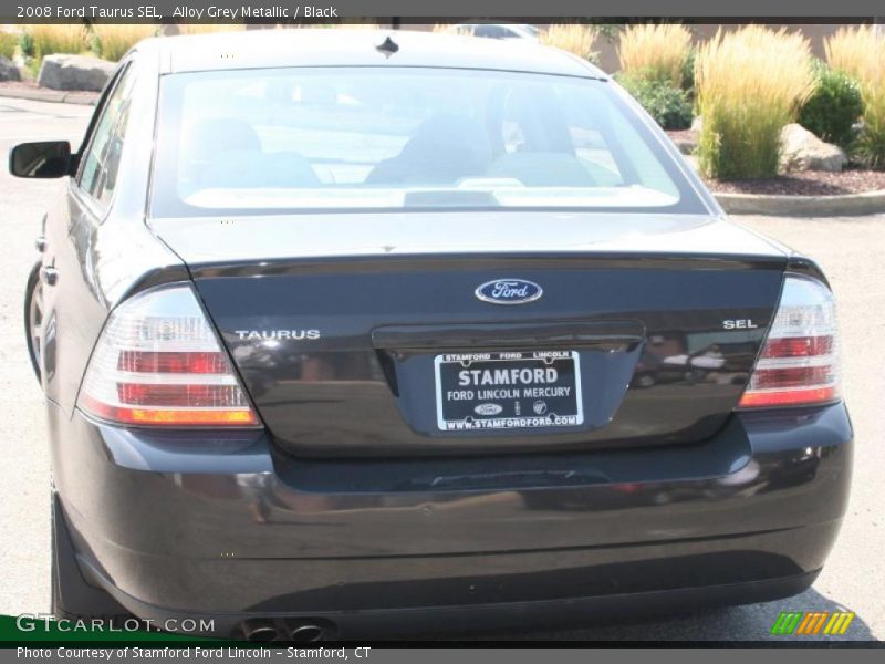 Alloy Grey Metallic / Black 2008 Ford Taurus SEL