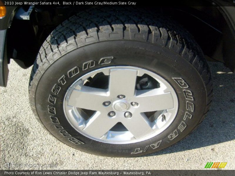 Black / Dark Slate Gray/Medium Slate Gray 2010 Jeep Wrangler Sahara 4x4
