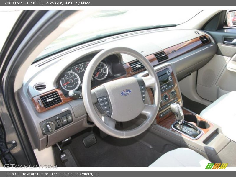 Alloy Grey Metallic / Black 2008 Ford Taurus SEL
