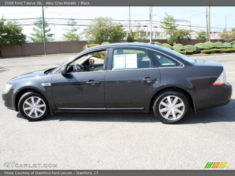 Alloy Grey Metallic / Black 2008 Ford Taurus SEL