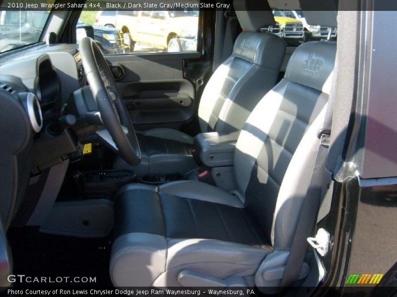 Black / Dark Slate Gray/Medium Slate Gray 2010 Jeep Wrangler Sahara 4x4