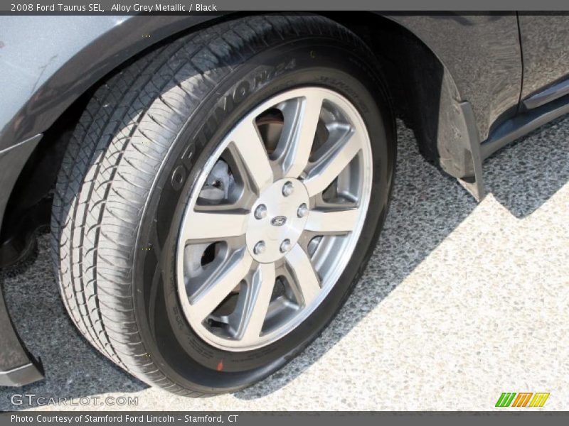 Alloy Grey Metallic / Black 2008 Ford Taurus SEL