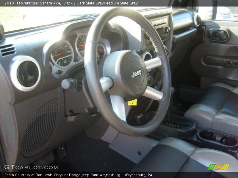 Black / Dark Slate Gray/Medium Slate Gray 2010 Jeep Wrangler Sahara 4x4