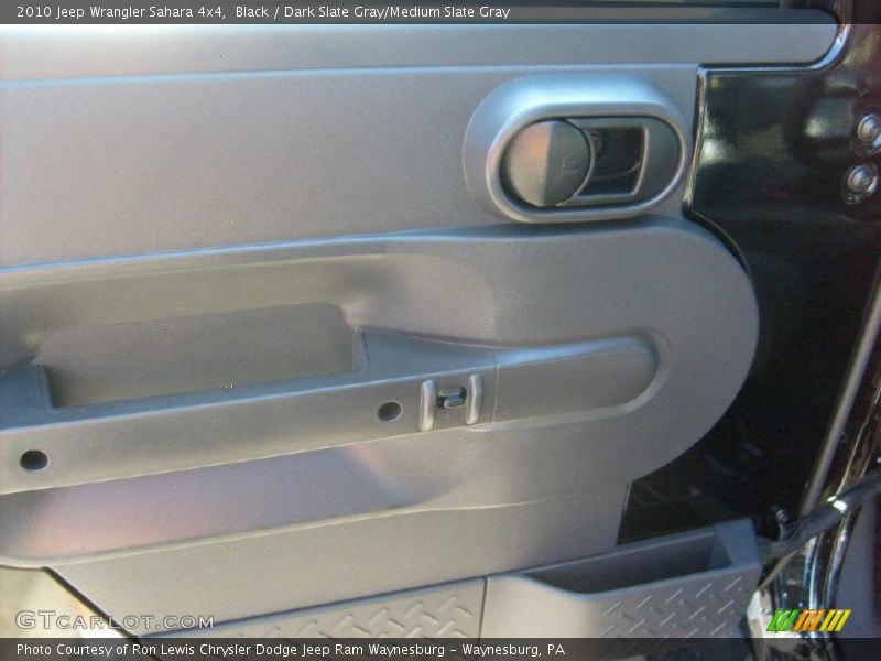 Black / Dark Slate Gray/Medium Slate Gray 2010 Jeep Wrangler Sahara 4x4