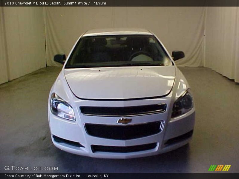 Summit White / Titanium 2010 Chevrolet Malibu LS Sedan