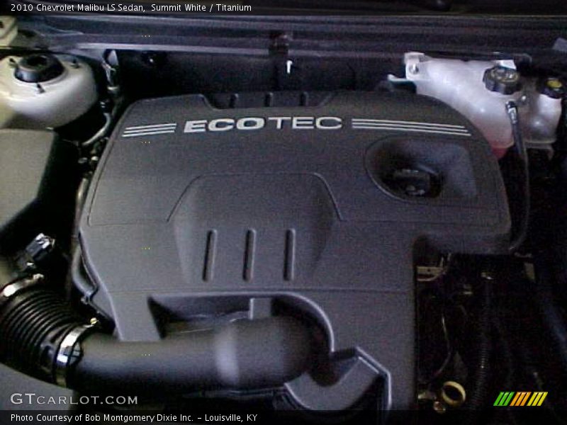 Summit White / Titanium 2010 Chevrolet Malibu LS Sedan