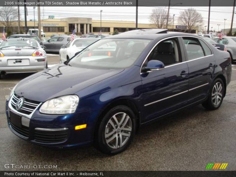 Shadow Blue Metallic / Anthracite Black 2006 Volkswagen Jetta TDI Sedan