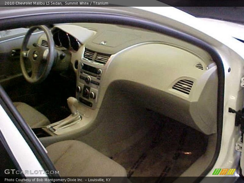 Summit White / Titanium 2010 Chevrolet Malibu LS Sedan