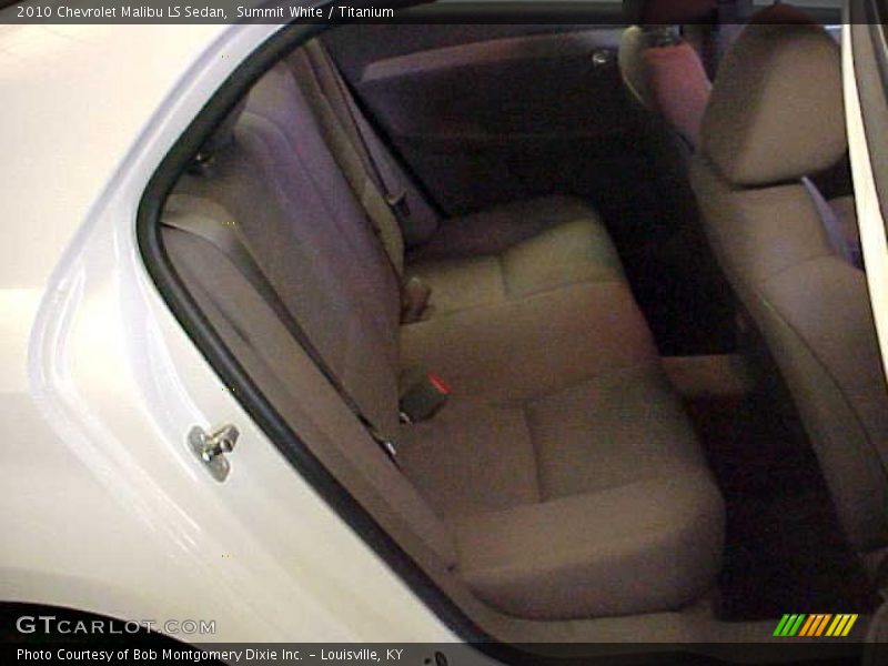 Summit White / Titanium 2010 Chevrolet Malibu LS Sedan