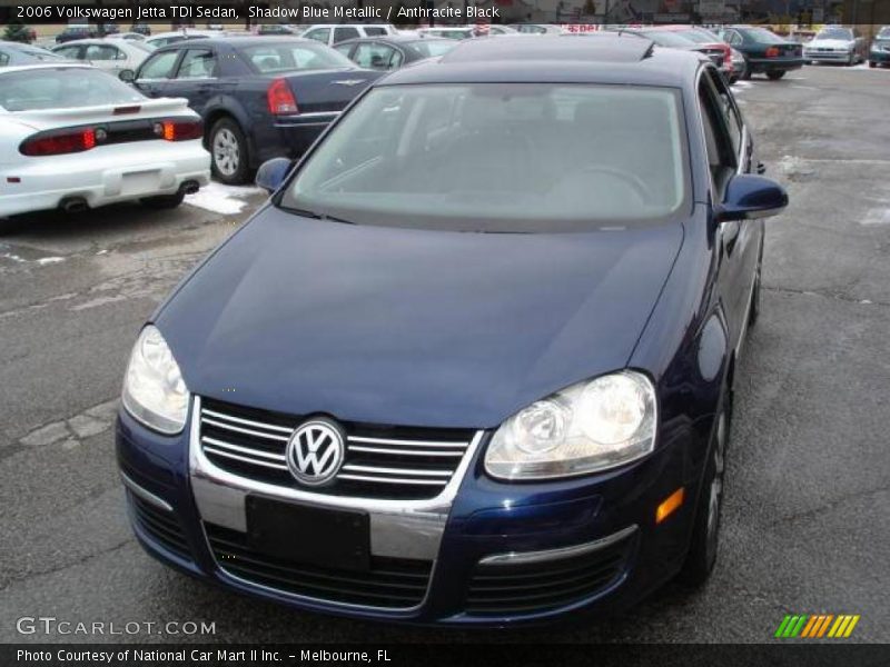 Shadow Blue Metallic / Anthracite Black 2006 Volkswagen Jetta TDI Sedan