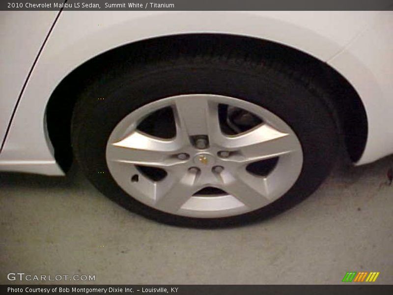 Summit White / Titanium 2010 Chevrolet Malibu LS Sedan