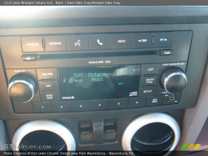 Black / Dark Slate Gray/Medium Slate Gray 2010 Jeep Wrangler Sahara 4x4