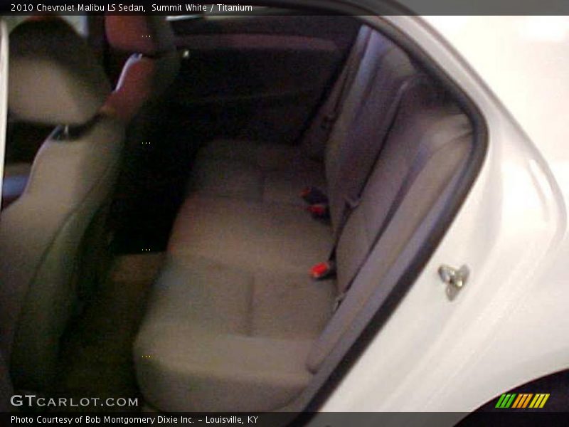 Summit White / Titanium 2010 Chevrolet Malibu LS Sedan