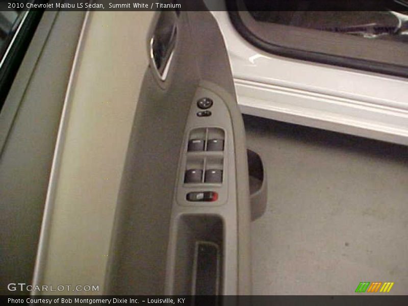 Summit White / Titanium 2010 Chevrolet Malibu LS Sedan