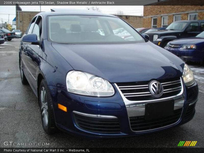 Shadow Blue Metallic / Anthracite Black 2006 Volkswagen Jetta TDI Sedan