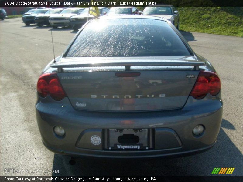 Dark Titanium Metallic / Dark Taupe/Medium Taupe 2004 Dodge Stratus SXT Coupe