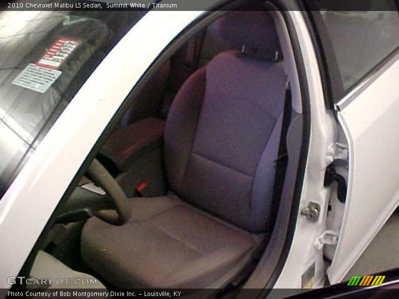 Summit White / Titanium 2010 Chevrolet Malibu LS Sedan