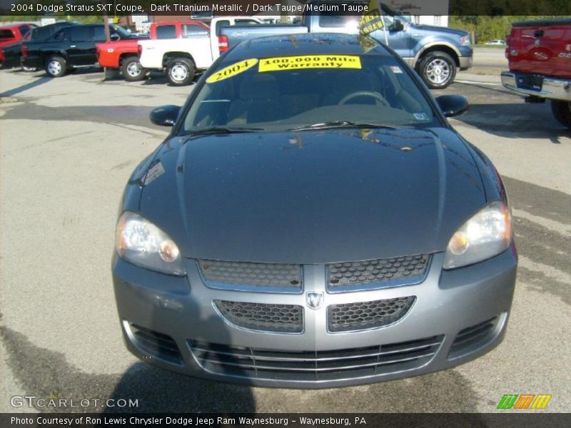 Dark Titanium Metallic / Dark Taupe/Medium Taupe 2004 Dodge Stratus SXT Coupe