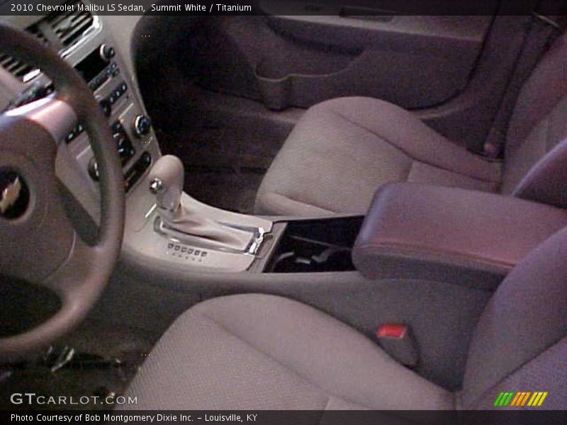 Summit White / Titanium 2010 Chevrolet Malibu LS Sedan