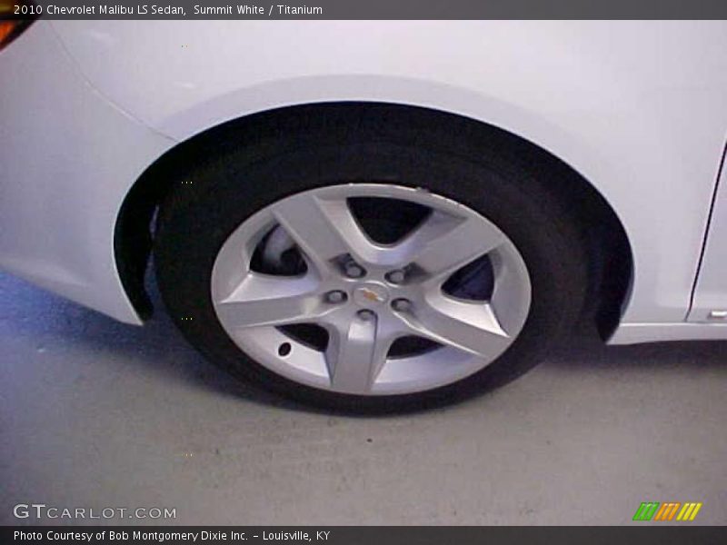 Summit White / Titanium 2010 Chevrolet Malibu LS Sedan