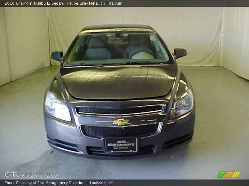 Taupe Gray Metallic / Titanium 2010 Chevrolet Malibu LS Sedan