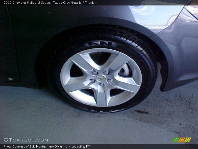 Taupe Gray Metallic / Titanium 2010 Chevrolet Malibu LS Sedan